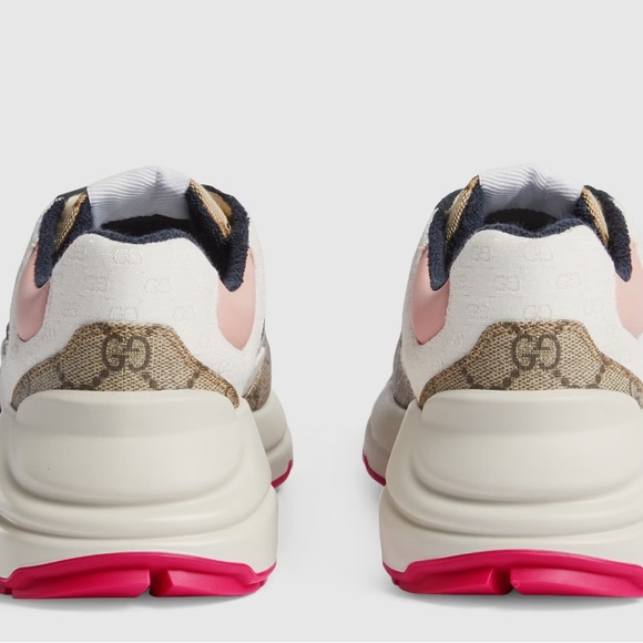 AUTHENTIC GUCCI WOMEN'S RHYTON SNEAKER - Picture 2 of 3